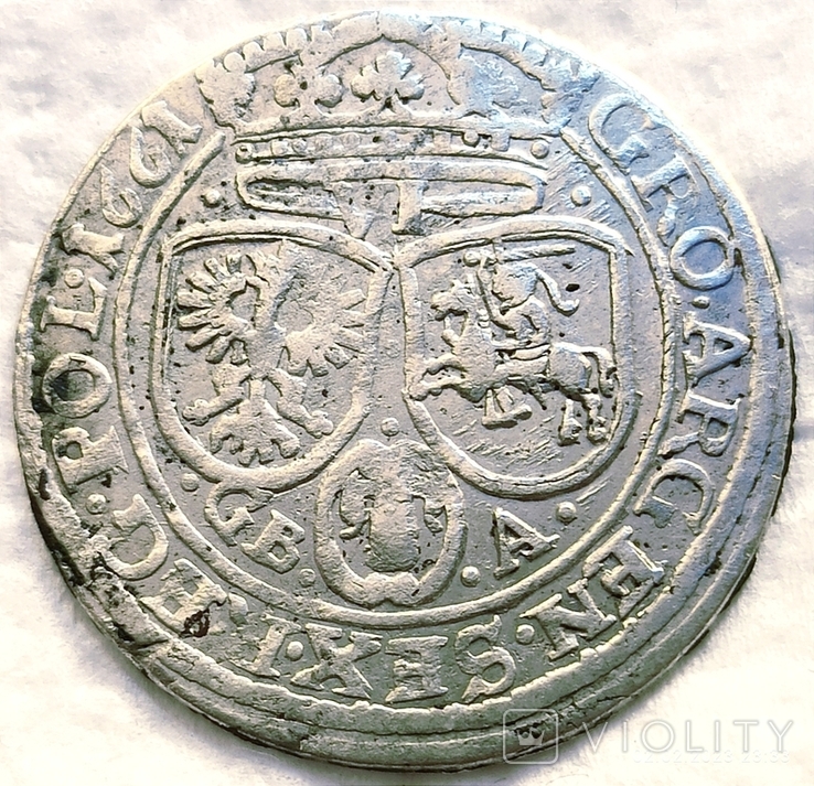 Львовский шестак 1661 года (GB-A) R3