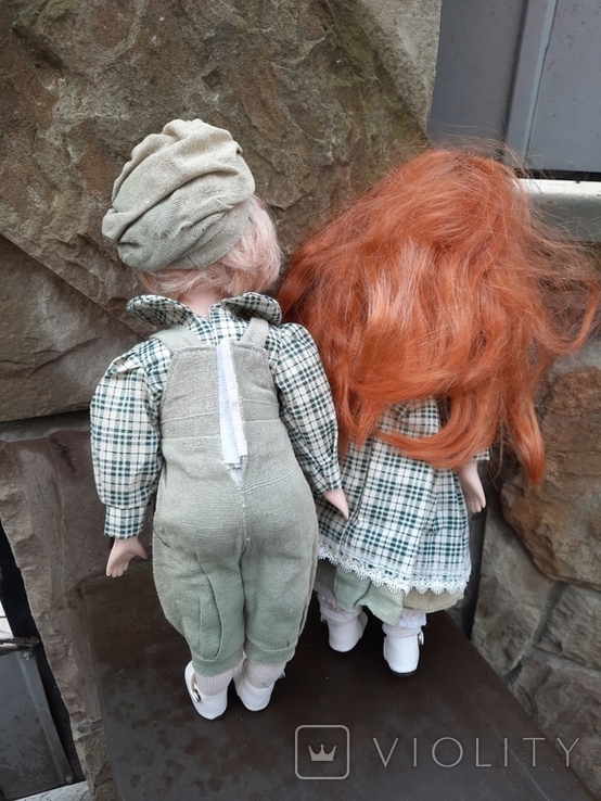 Пара керамічних німецьких ляльок., фото №10