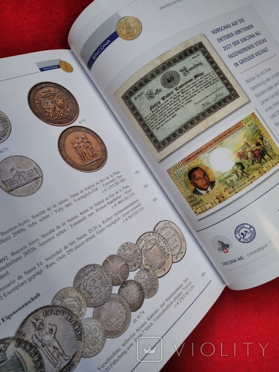 Каталог коллекция швейцарских монет и медалей Раритет в золоте 2021, фото №10