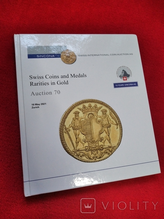 Каталог коллекция швейцарских монет и медалей Раритет в золоте 2021, фото №2