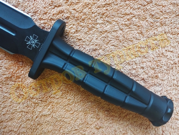 Тактический обоюдоострый нож Columbia 5518A Black 30 см, фото №7