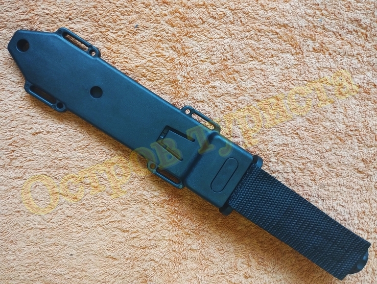 Тактический обоюдоострый нож Columbia 5518A Black 30 см, фото №9