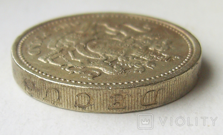 1 фунт 1983 года Великобритания, фото №6