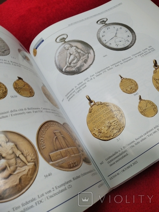 Каталог старинных мировых и швейцарских монет медалей банкнот Аукцион слитков 2022, фото №12