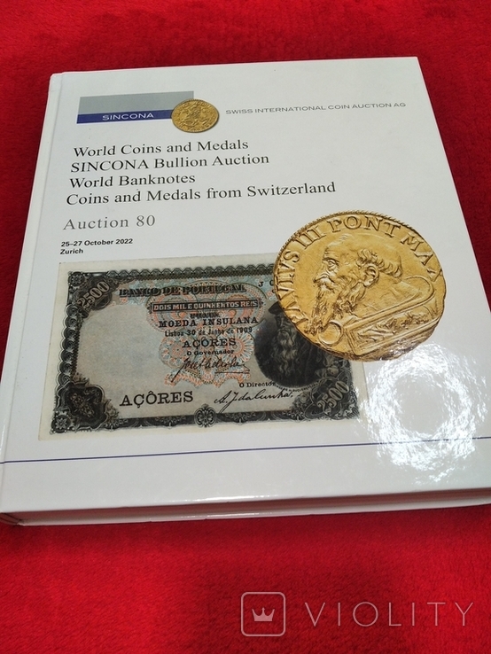 Каталог старинных мировых и швейцарских монет медалей банкнот Аукцион слитков 2022, фото №2