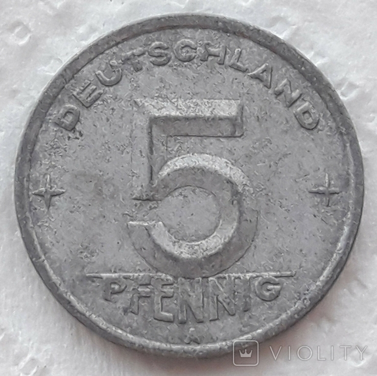 Germany, GDR, 5 pfennig, 1949, photo number 6