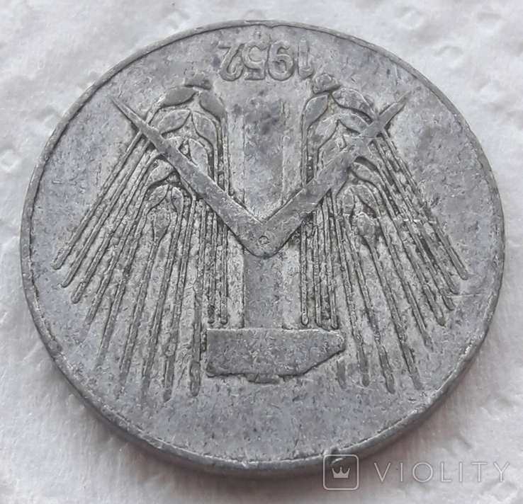 Германия ГДР 10 пфеннигов 1952 год, фото №5