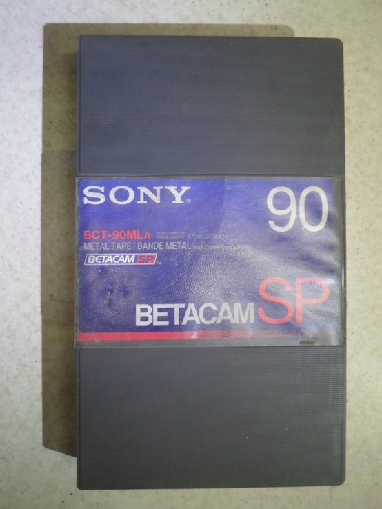 Касета видео Betacam Sony профессиональная, большая., фото №2