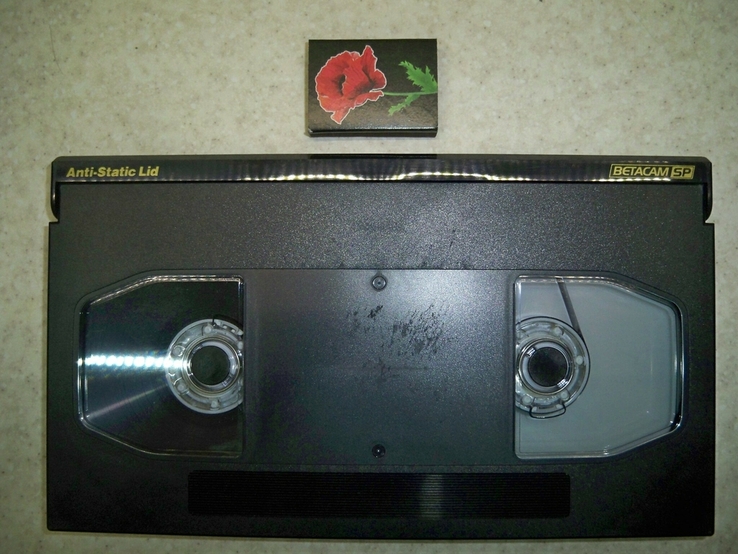 Касета видео Betacam Sony профессиональная, большая., фото №8