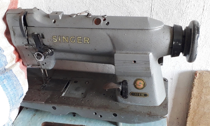 Швейные промышленные машинки головки Singer 212 G 141 2 иголка одно игольная и другие БУ., фото №3