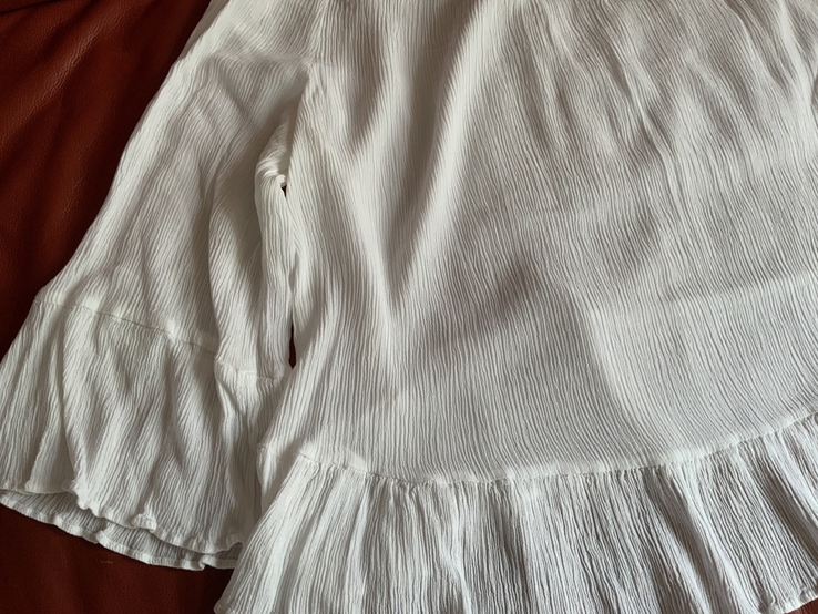 Блузка белая воздушная Zara, р.м, photo number 7