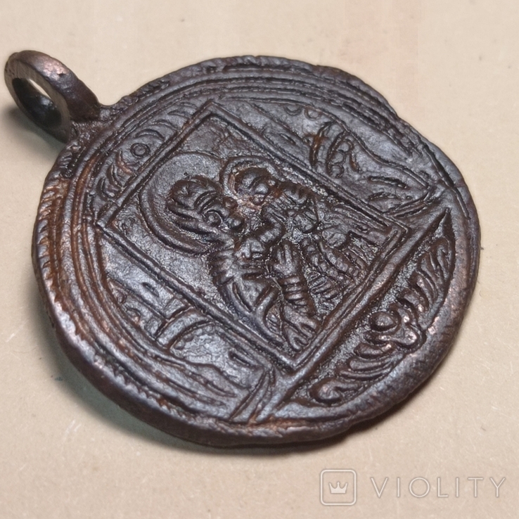 Дукач-медальон : Икона Богородицы/Елизавета. Фото., фото №8