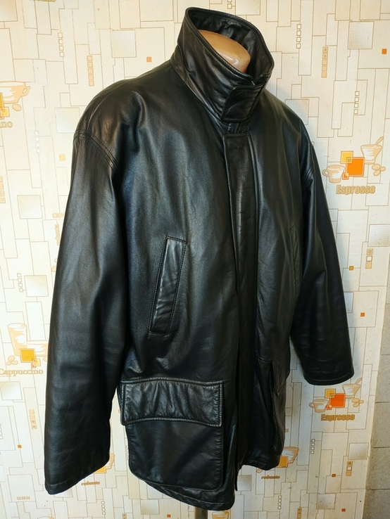 Куртка шкіряна чоловіча утеплена TRAPPER р-р 50, фото №3