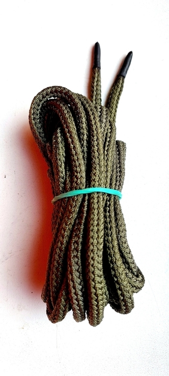 Шнурки для берцев из парашютной стропы,длина 2.6 метра., фото №2