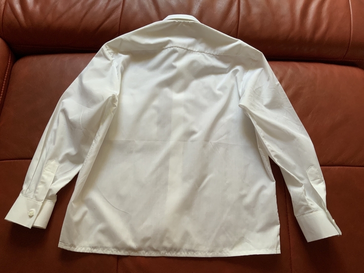 Рубашка белая, 8-10 лет, новая, фото №7