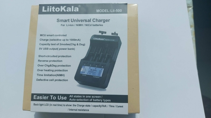 Зарядное устройство LiitoKala Lii-500, numer zdjęcia 2
