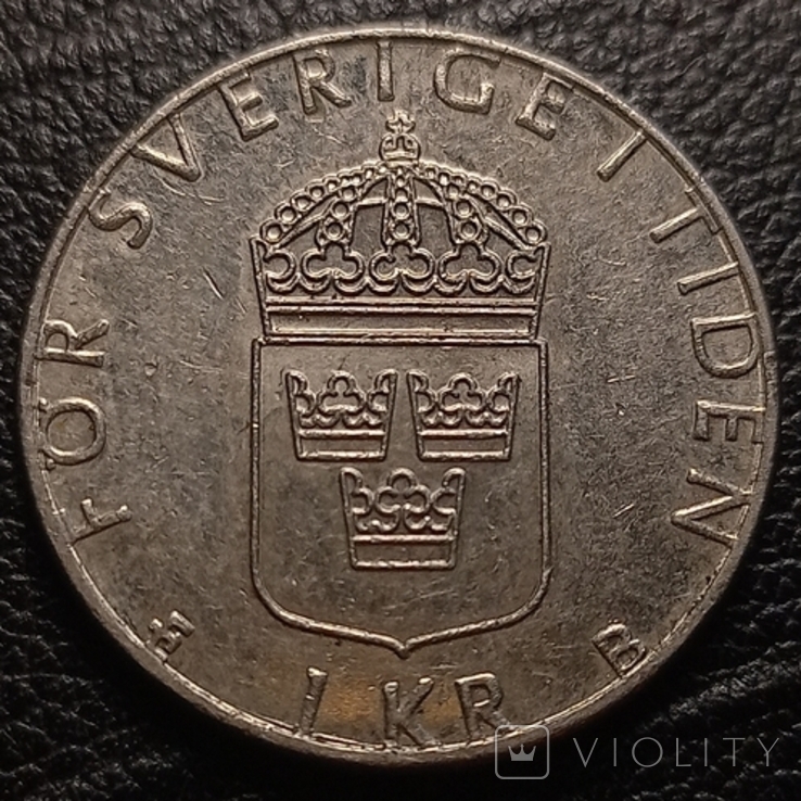 Швеция 1 крона 1998, фото №3