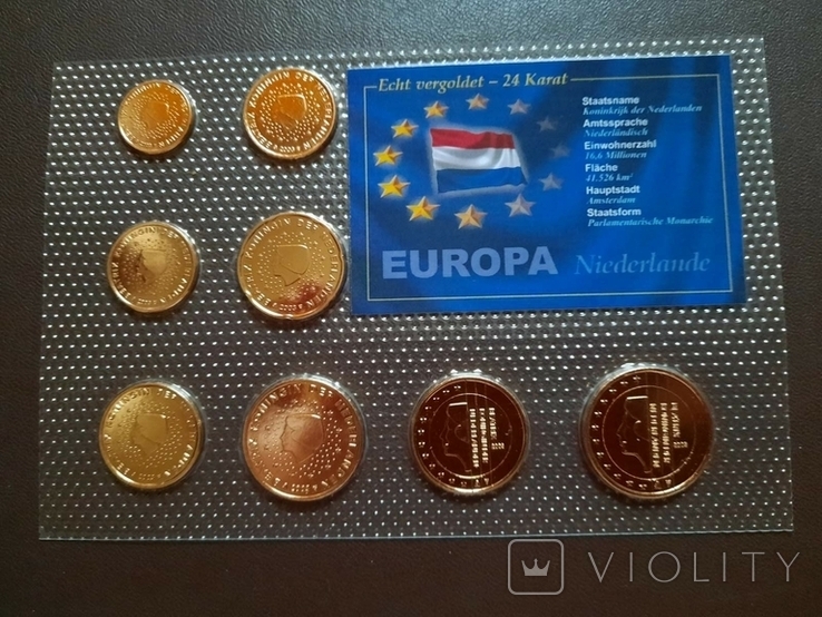 Набор монет Нидерланды, фото №2