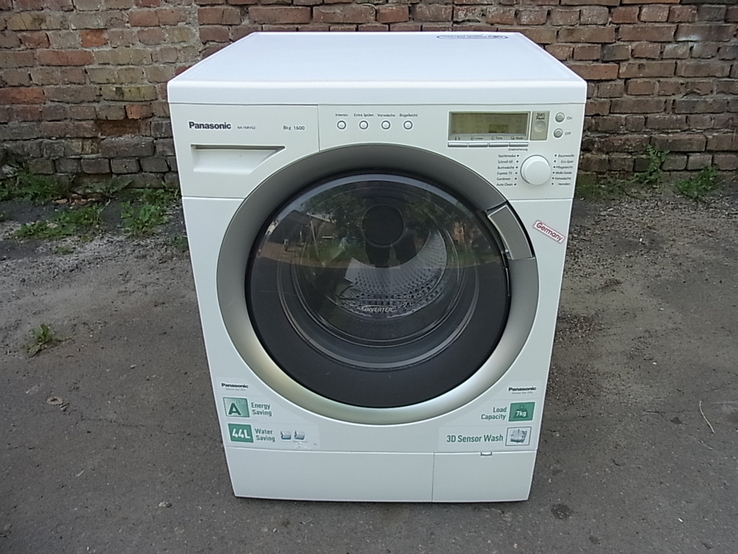 Пральна машина Panasonic NA-168VG2 7-8 КГ 1600 з Німеччини, фото №2