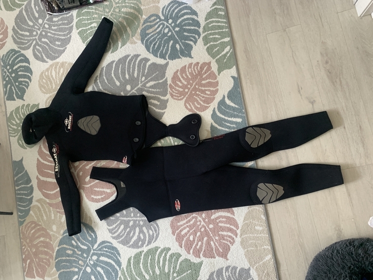 Гідрокостюм BEUCHAT для підводного полювання(костюм,перчатики,носки,грузи), photo number 7