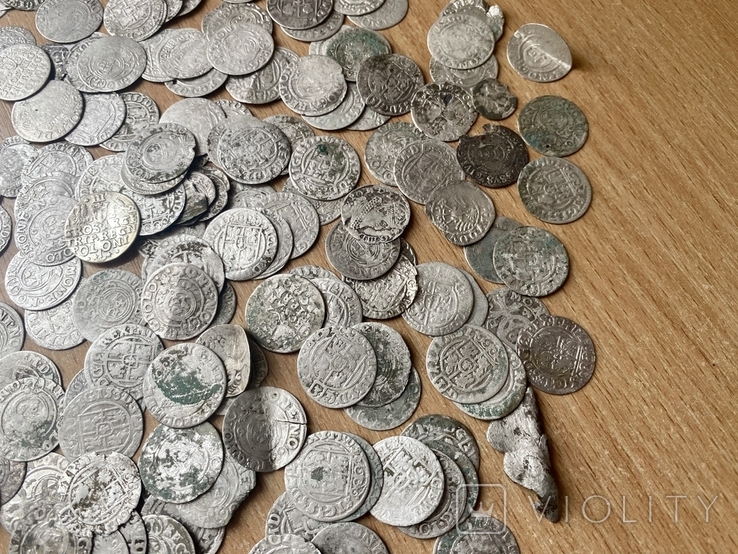 287 монет середньовіччя срібло, фото №6
