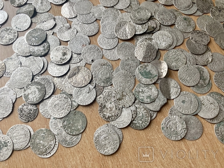 287 монет середньовіччя срібло, фото №8