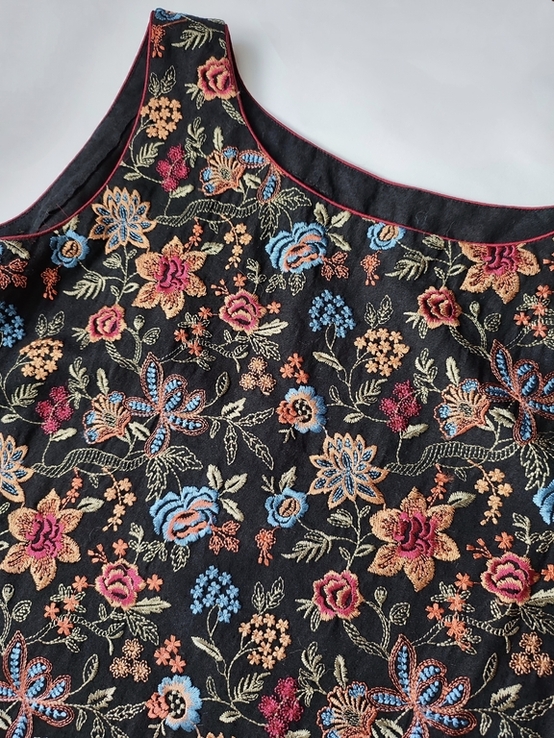 Жіноче літнє плаття в етно стилі з вишивкою квітів, фото №5