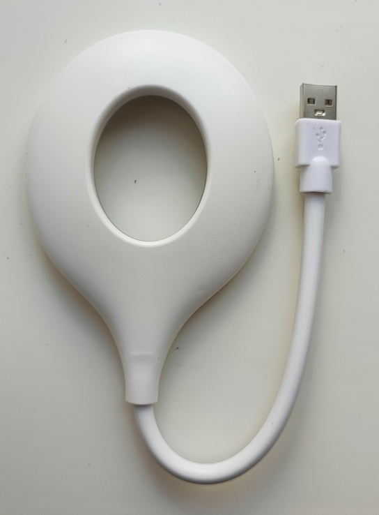 Гнучка USB-лампа з голосовим керуванням, 24 LED, фото №7