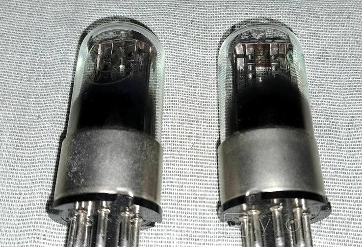 Лампа 6Н8С мет. цоколь с дырчатым анодом. 2 шт., фото №8
