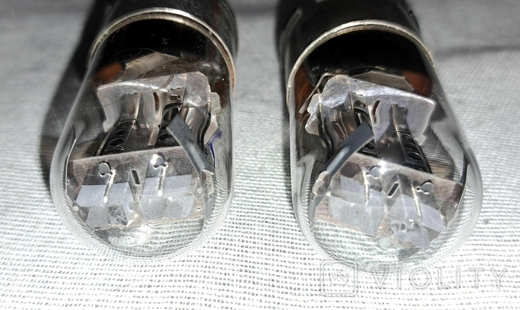 Лампа 6Н8С мет. цоколь с дырчатым анодом. 2 шт., фото №11