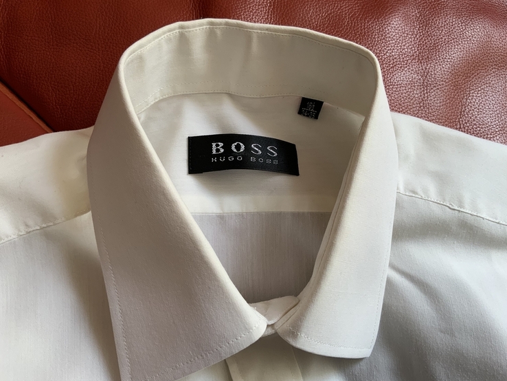 Рубашка белая boss hugo boss, р.16 1/2, фото №5
