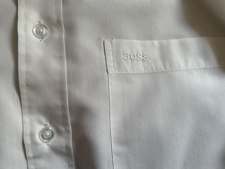 Рубашка белая boss hugo boss, р.16 1/2, фото №8