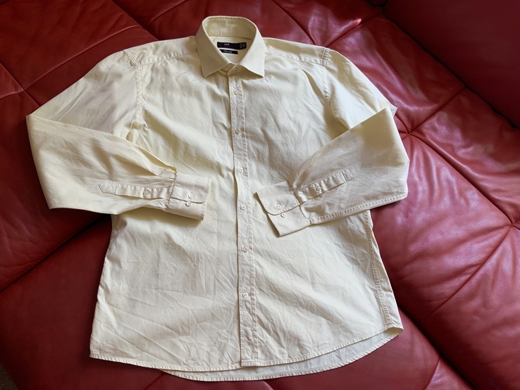 Рубашка с длинным рукавом h&amp;m, р.l/16 1/2, фото №2