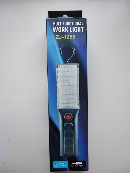 Светодиодная аккумуляторная лампа ZJ-1258 с 5ю режимами работы, фото №2