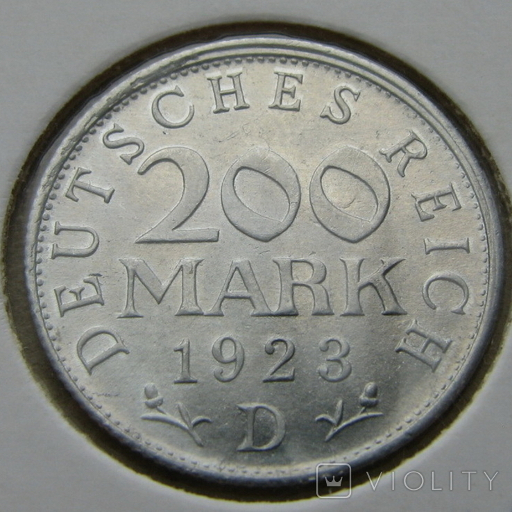 200 марок 1923 D, фото №2