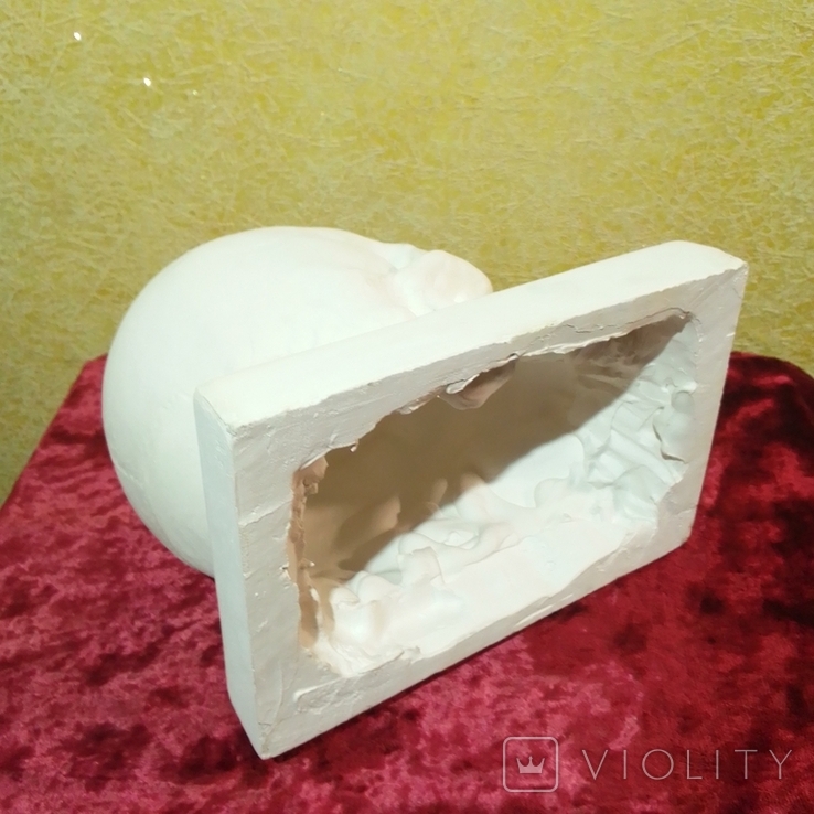 Гіпсова скульптура черепа в натуральну величину ( Авторська робота), фото №4