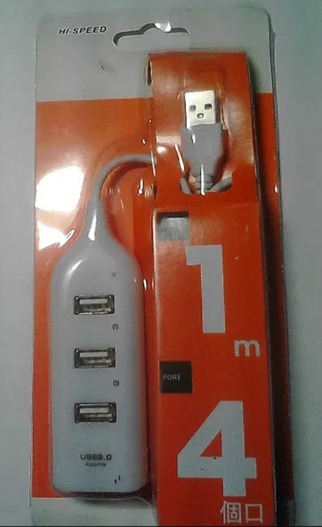 Maxxter USB-хаб XD4 Hi Speed USB 2.0 белый 4 порта (XD4B), фото №2