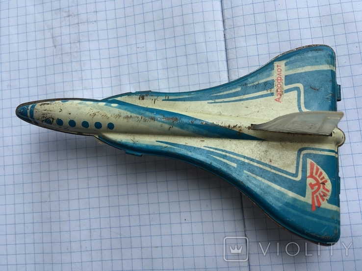 Игрушка самолет Аэрофлот пр-ва СССР №1, фото №2