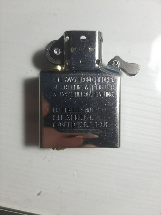 Зажигалка zippo запальничка принт рисунок отпечаток пальца, numer zdjęcia 6