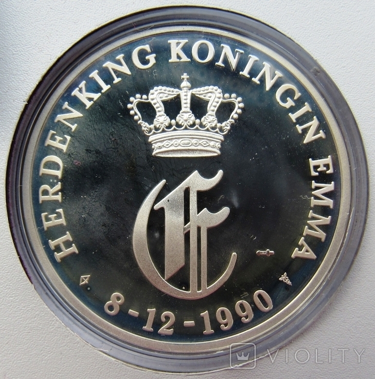 Нидерланды, набор*4 шт 5 даальдеров 1992 + медали "Семья принца Виллема", фото №9