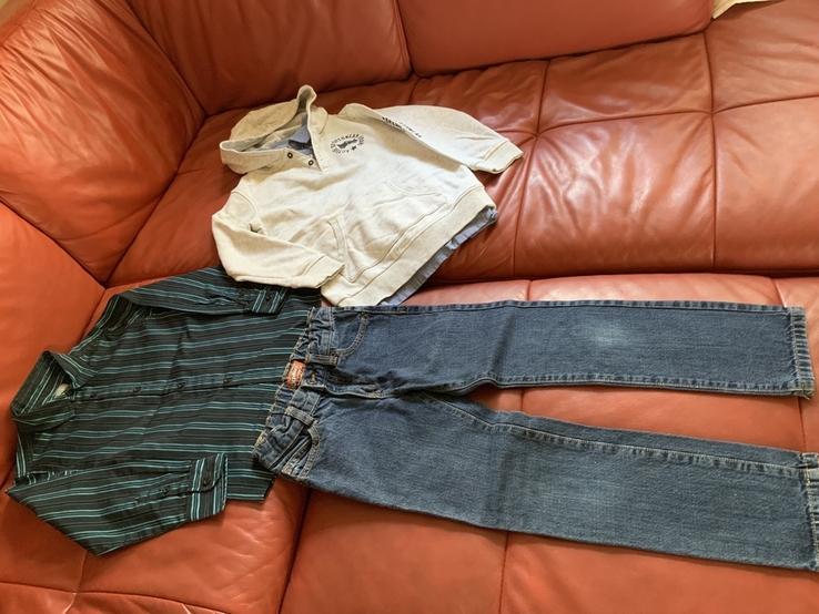 Комплект джинсы Old Navy, Topolino на мальчика 7-8 лет, фото №3