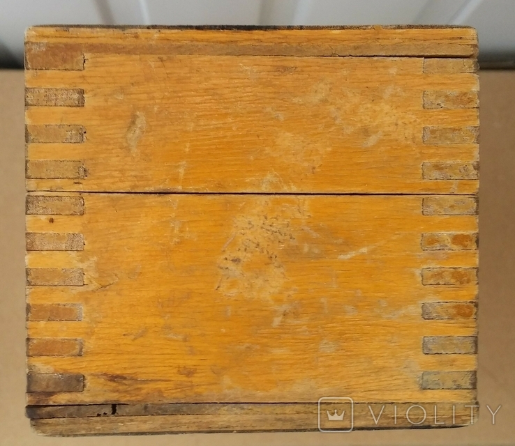 Дерев'яна коробочка-скринька під прилад або якесь обладнання, Розміри 22х6,5х7 см., фото №7