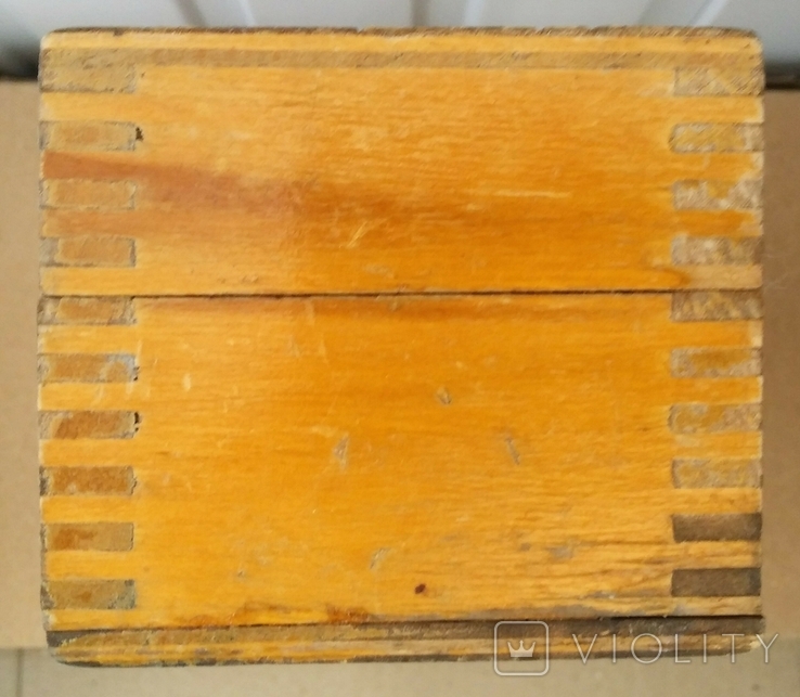 Дерев'яна коробочка-скринька під прилад або якесь обладнання, Розміри 22х6,5х7 см., фото №8
