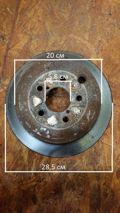 Тормозні диски для Subaru Forester, SH, задні, numer zdjęcia 6