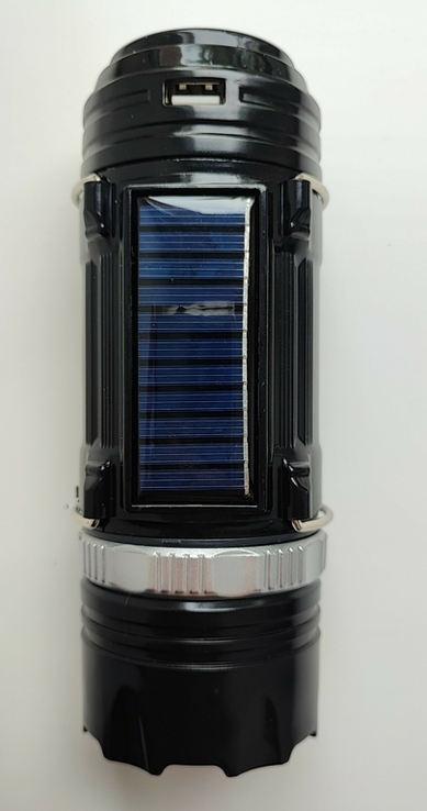 Кемпинговый фонарь GSH-9688 black (солнечная панель), фото №7
