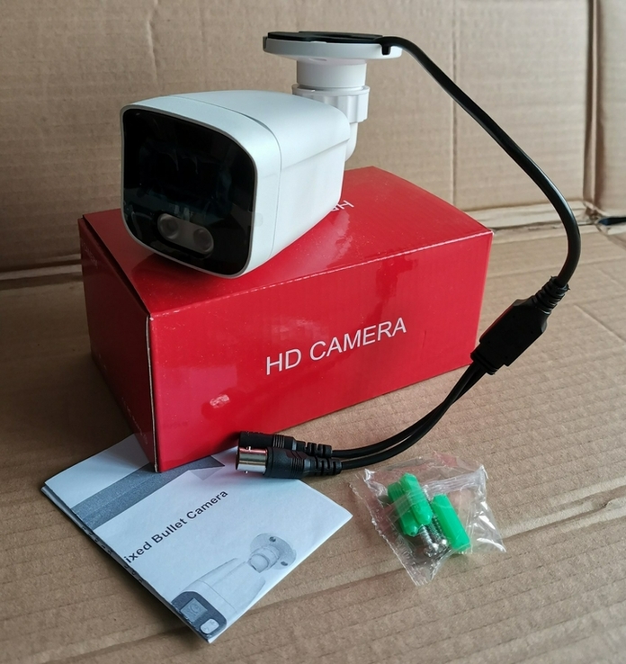 Новая уличная видеокамера 2 Mp / AHD TVI CVI аналог, numer zdjęcia 4