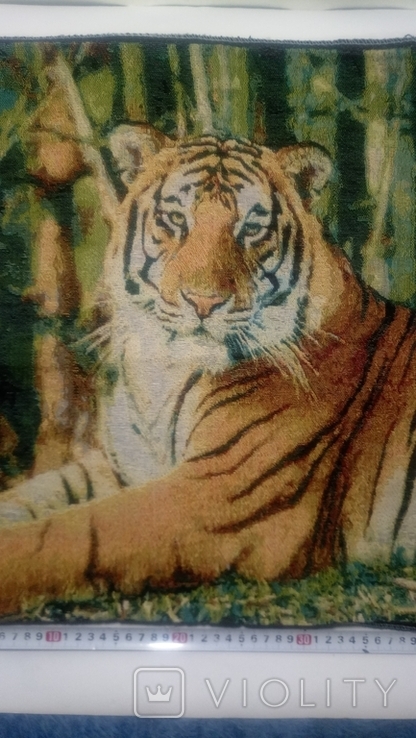 Tapestry "Tiger" 0.46 * 0.46cm. New. 2pcs per lot, photo number 3
