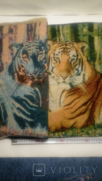 Tapestry "Tiger" 0.46 * 0.46cm. New. 2pcs per lot, photo number 5