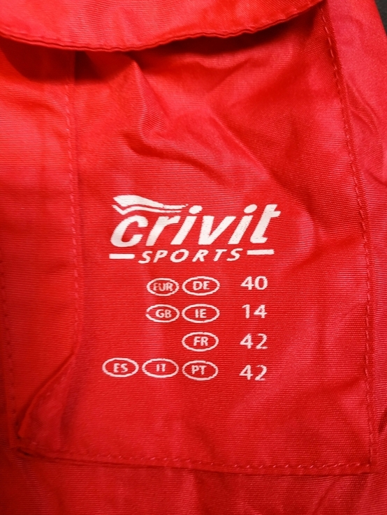 Термокуртка спортивна жіноча CRIVIT наповнювач Thinsulate р-р 40, фото №11