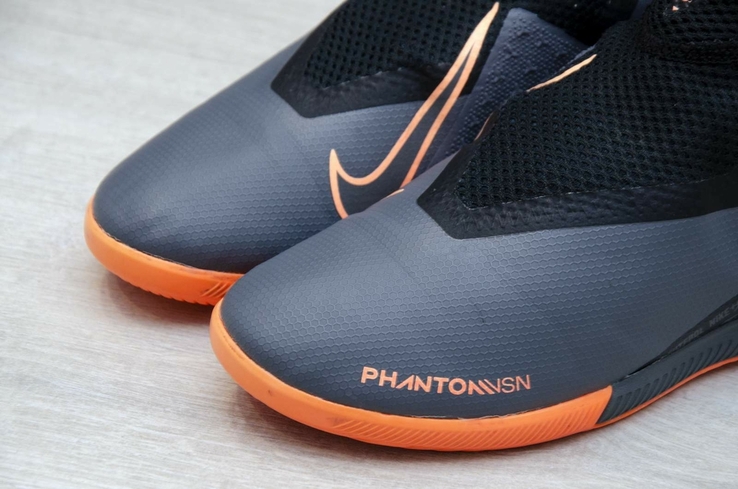 Бампи, футзалки Nike Phantom Vsn Academy. Устілка 24,5 см, фото №3